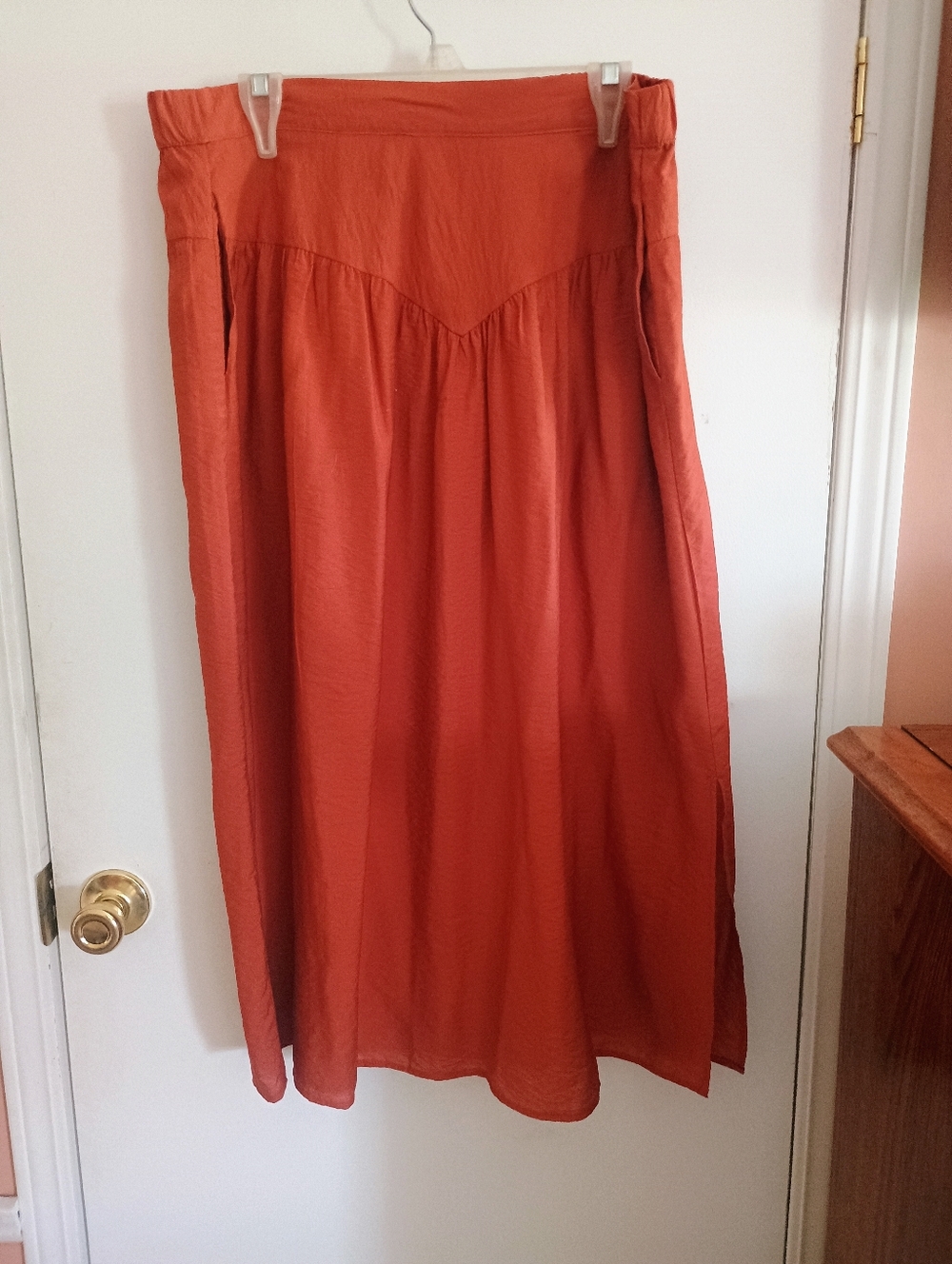 Rust Orange Skirt